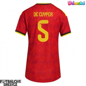 Belgie Maxim De Cuyper #5 Dámské Domácí Dres MS 2026 Krátký Rukáv